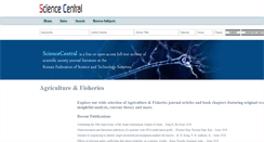 Desktop Screenshot of e-sciencecentral.org
