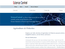 Tablet Screenshot of e-sciencecentral.org